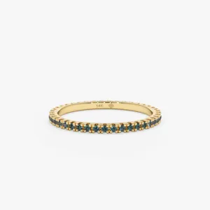 Blue Diamond Eternity Ring, Kiki