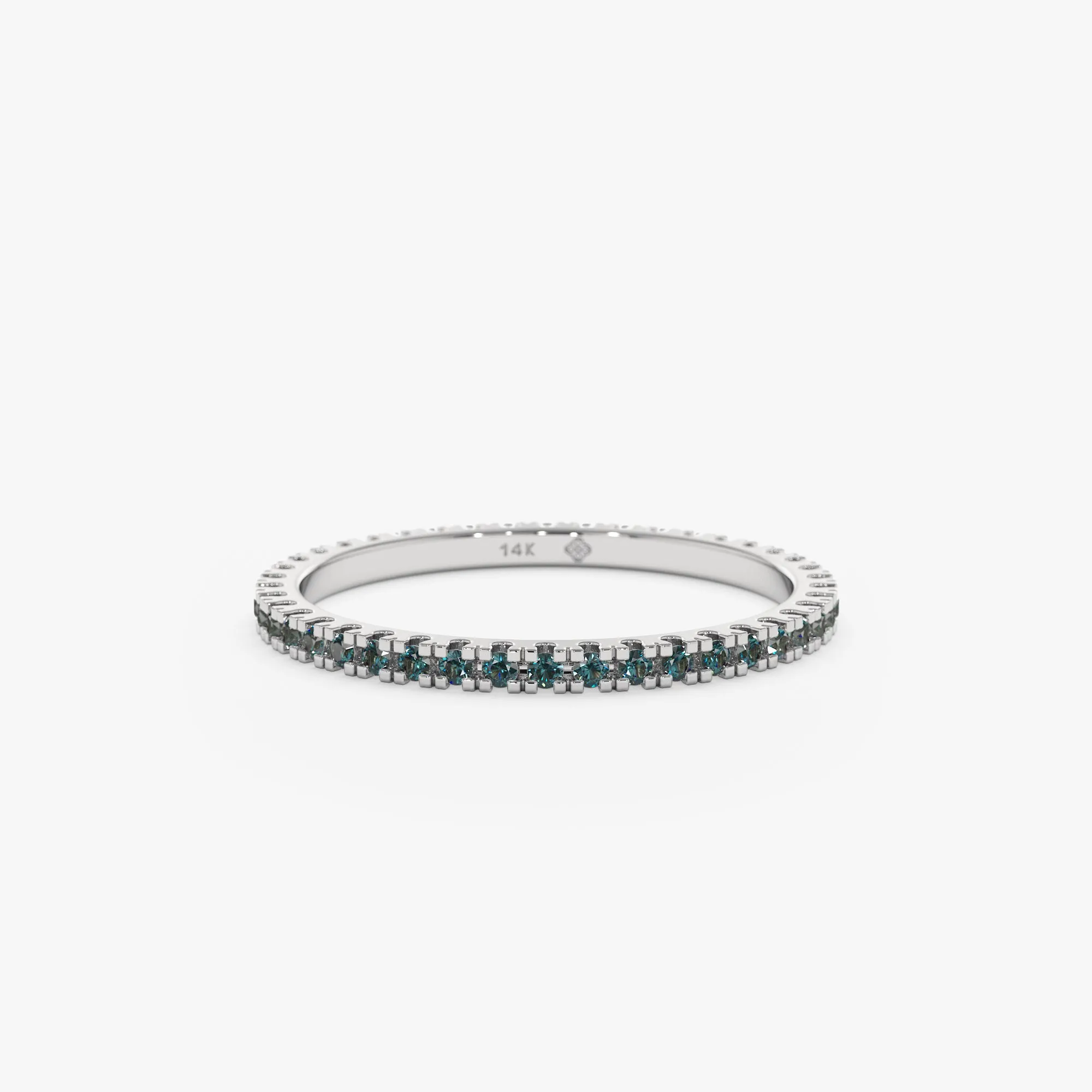 Blue Diamond Eternity Ring, Kiki