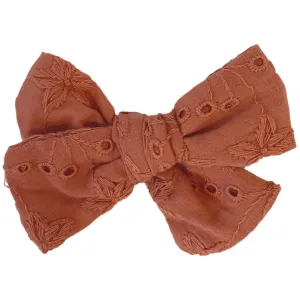 Bow's by St?r Alvilda Bow - Rust Embroidered