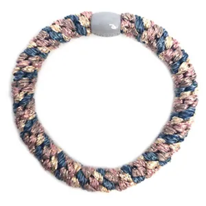 Bow's by Str Braided Hairties Multi Antique Blue Metallic