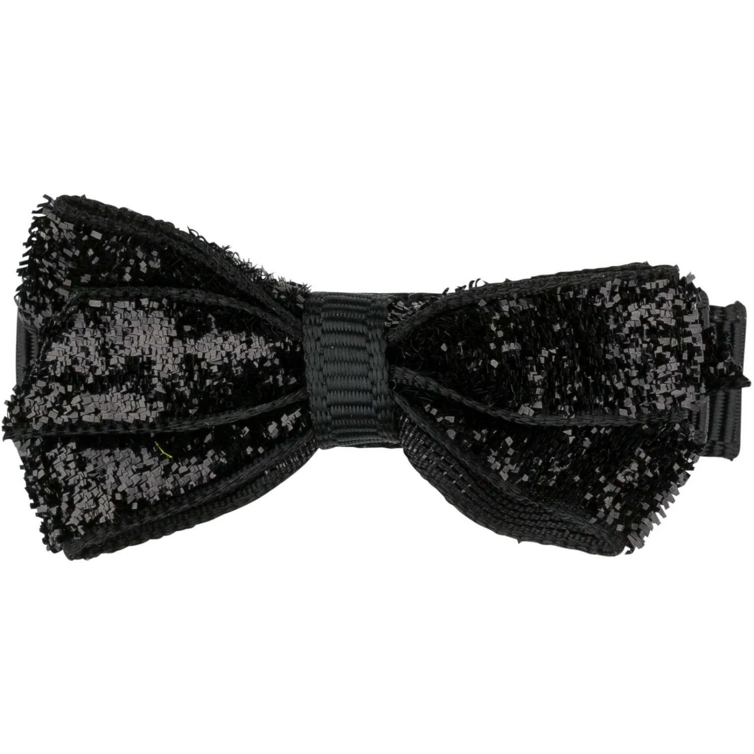 Bow's by St?r Classic Bow - Black Glitter - 4.5 cm