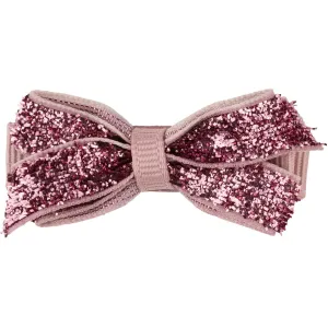 Bow's by St?r Classic Bow - Pink Glitter - 4.5 cm