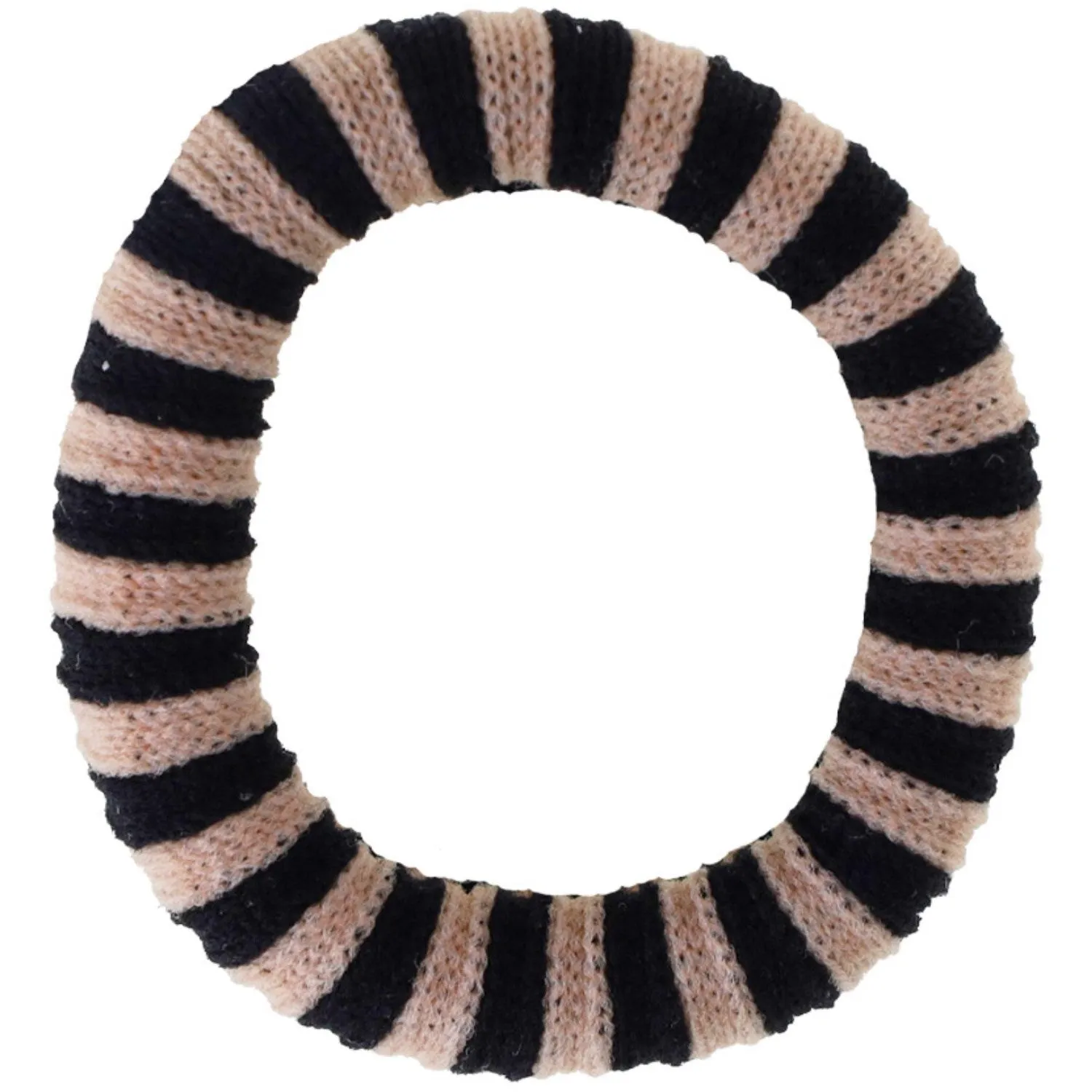 Bow's by St?r Ea Hair Elastic - Black/Rose Striped 6-pack