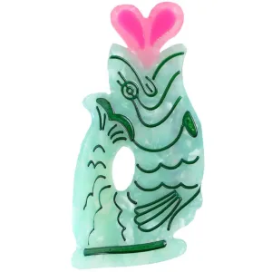 Bow's by St?r Koi Carp Hair Clip - Blue