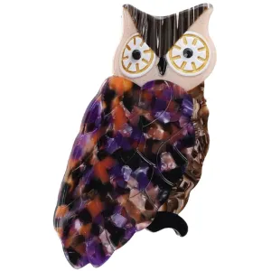 Bow's by St?r Owl Hair Clip - Purple/Black