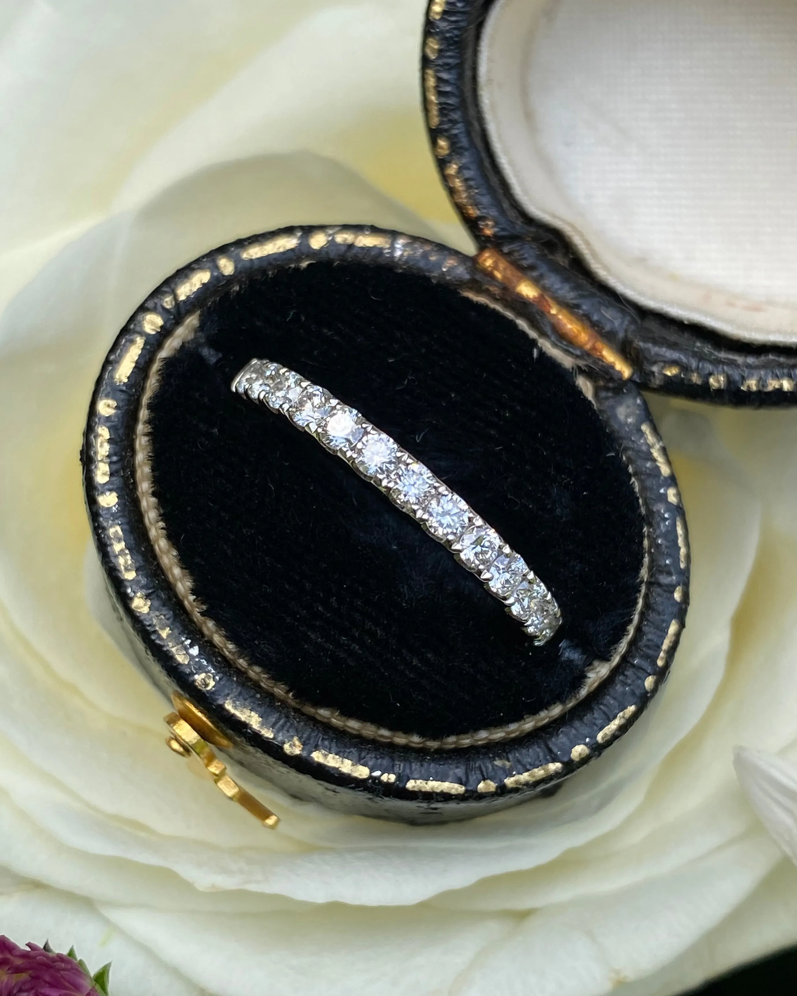 Brilliant Cut Diamond Half Eternity Ring Platinum 0.50ct