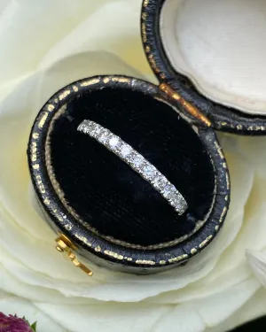 Brilliant Cut Diamond Half Eternity Ring Platinum 0.50ct