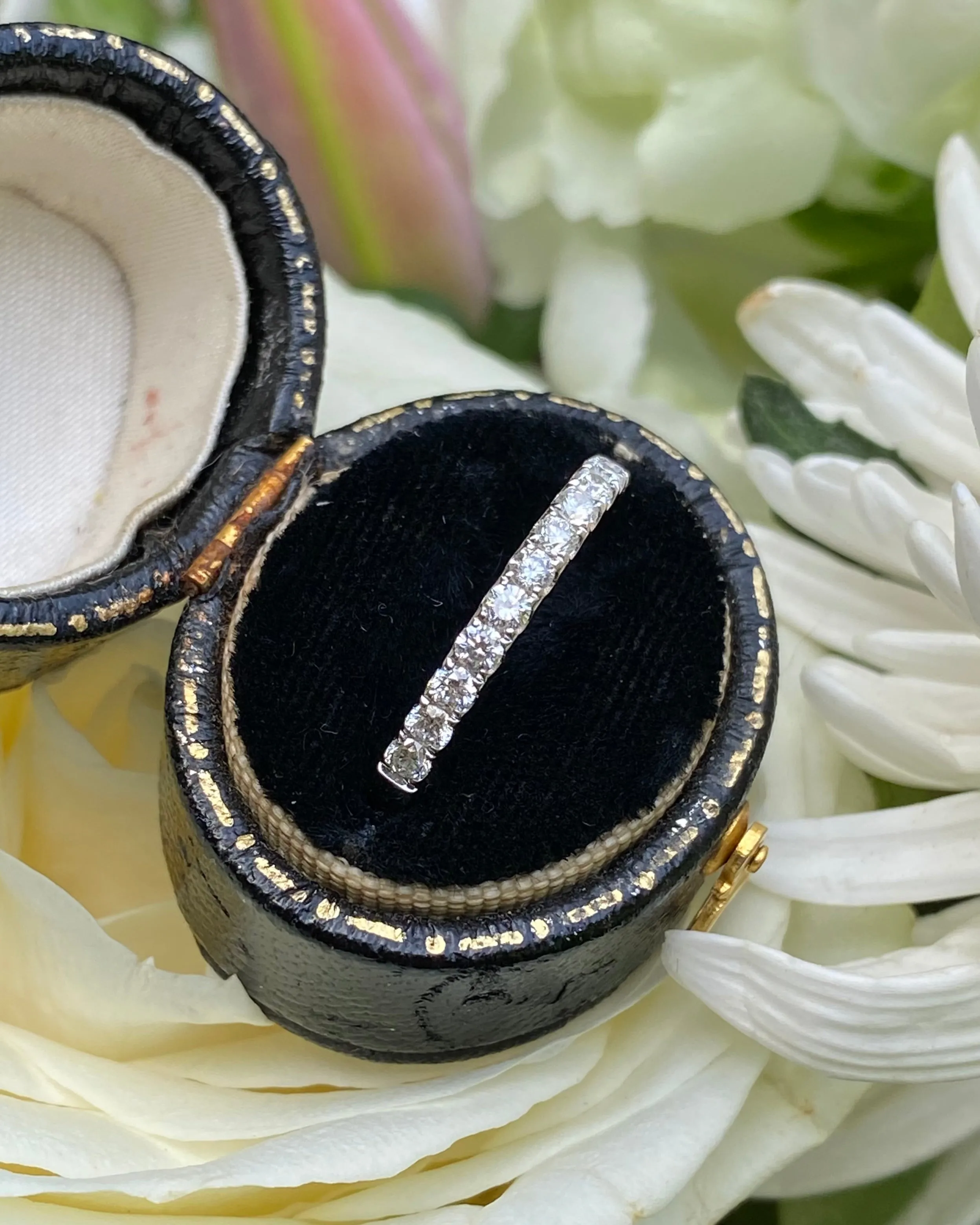 Brilliant Cut Diamond Half Eternity Ring Platinum 0.50ct