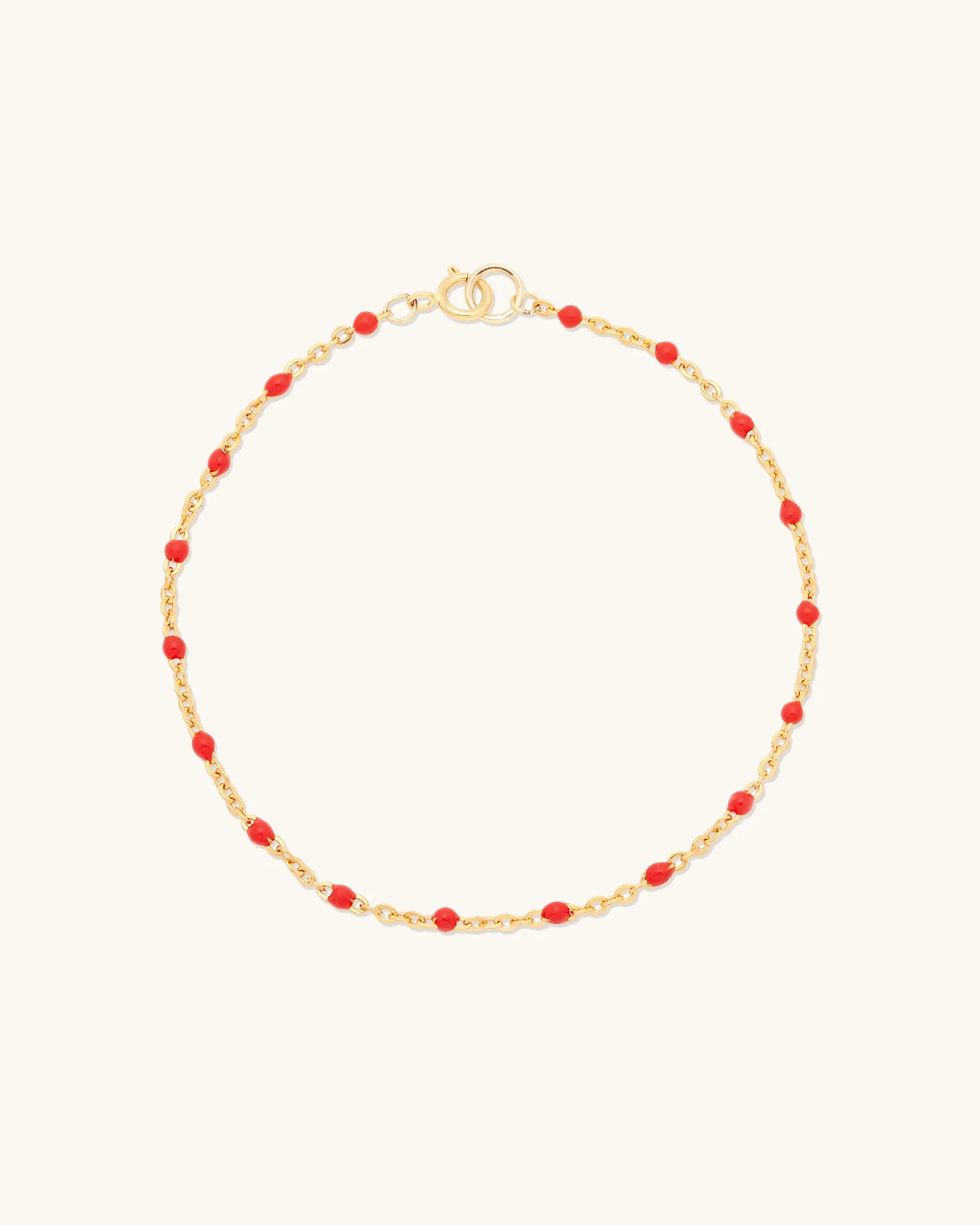 Cherry Candy Chain Bracelet