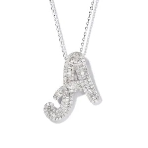 Classic Diamond Baguette Initials