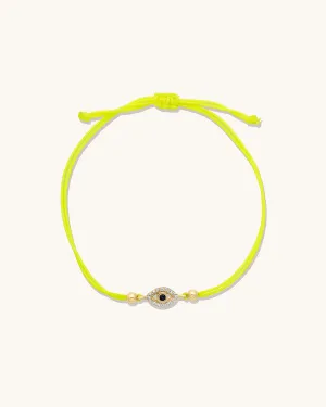 Colored Cord Evil Eye Bracelet