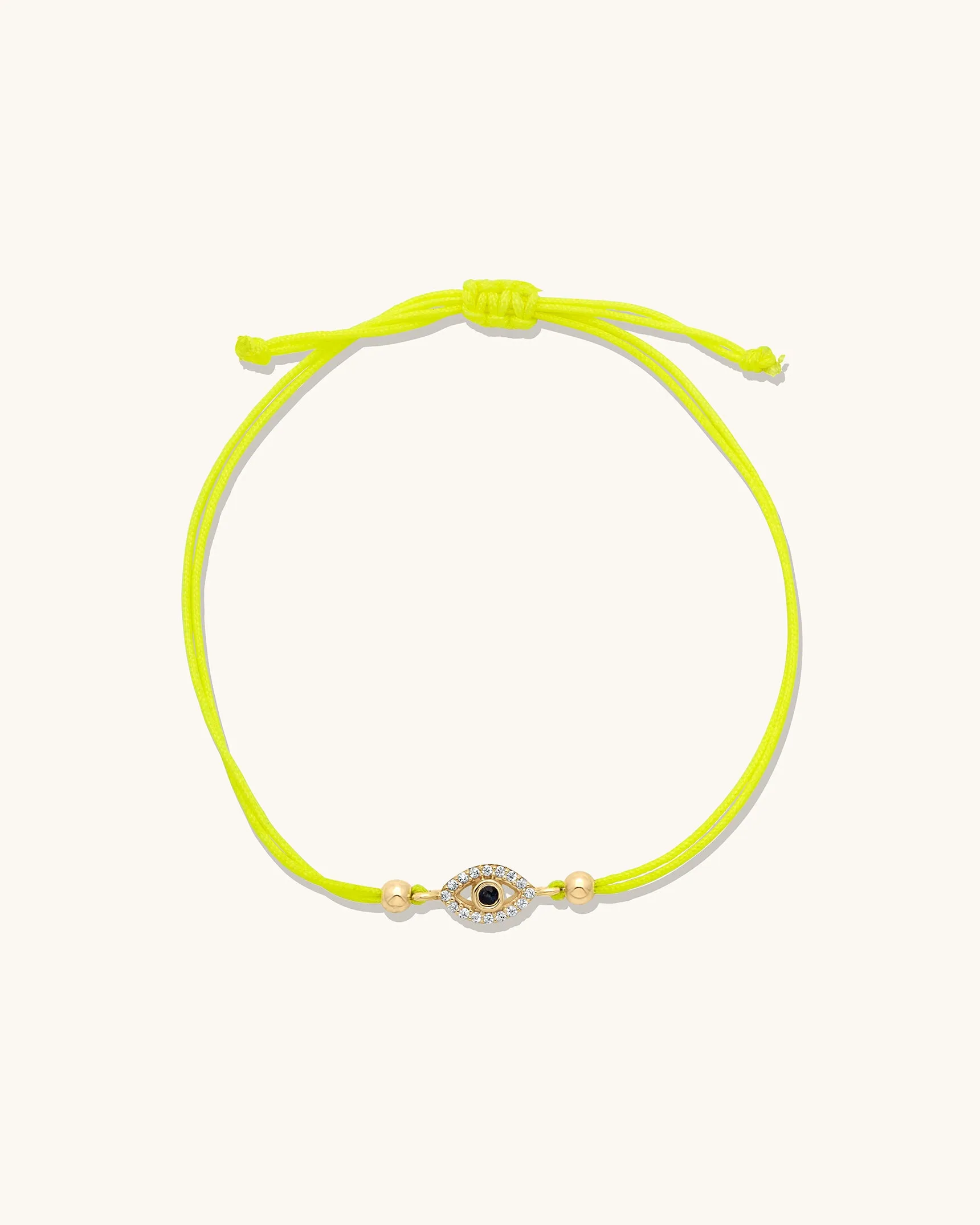 Colored Cord Evil Eye Bracelet