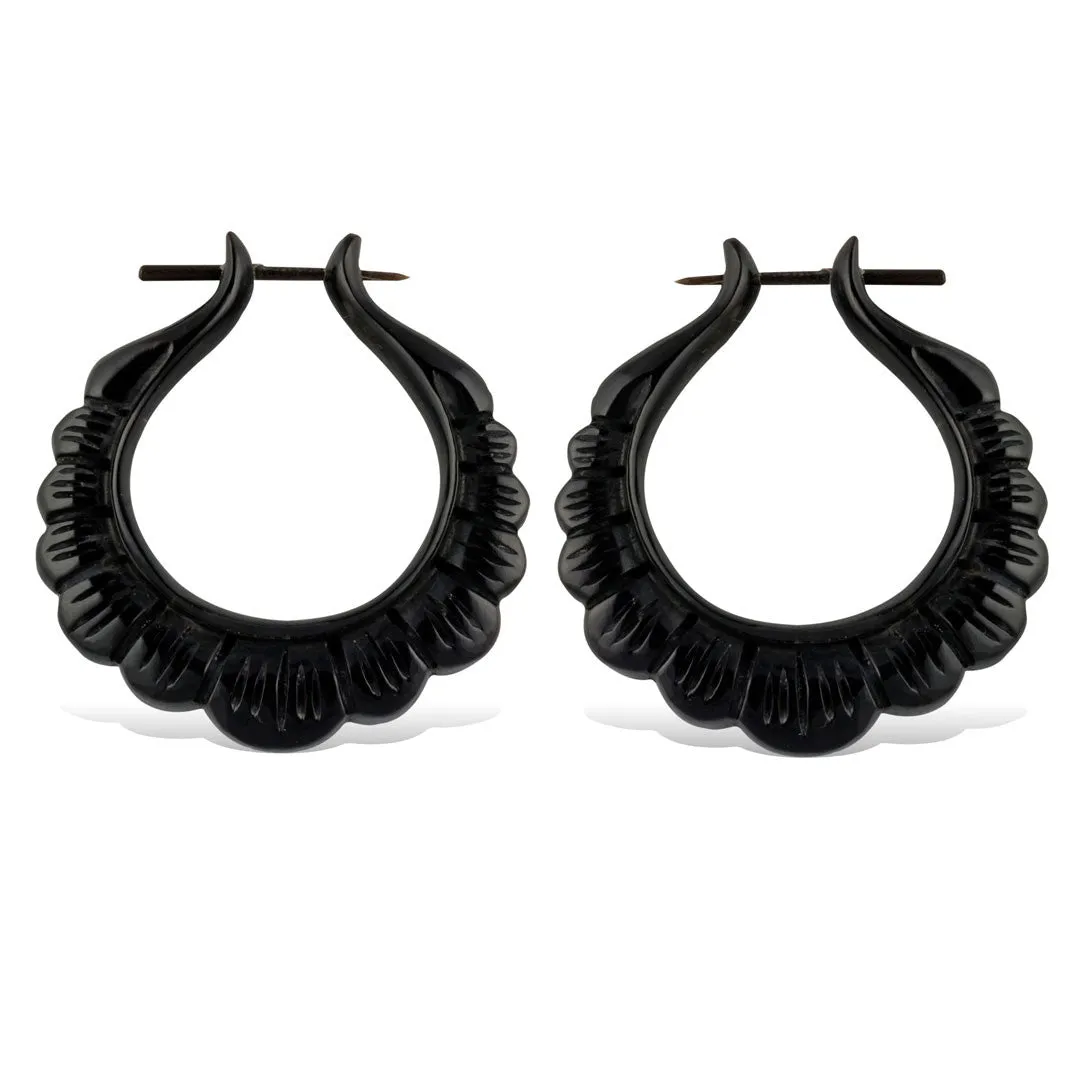 Daisy Hoops - Horn