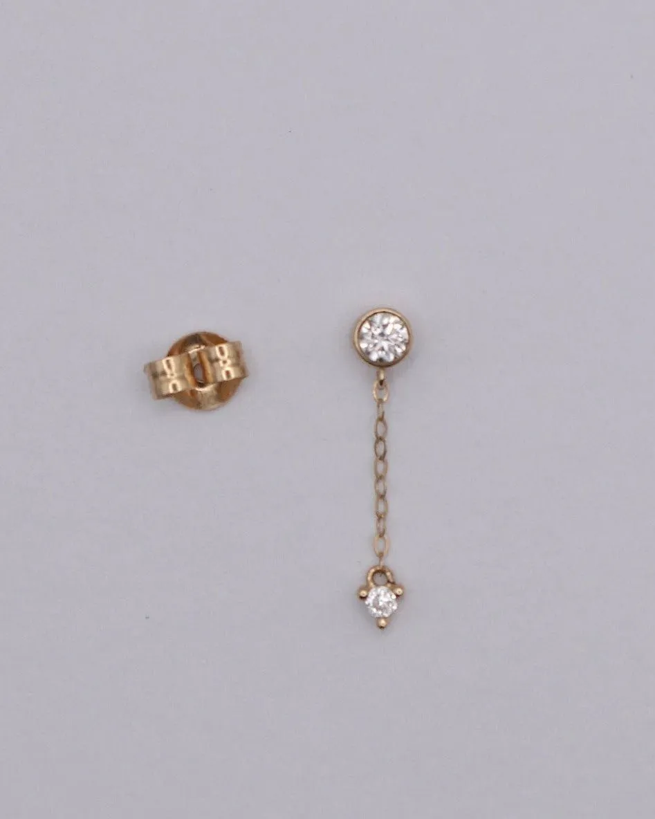 'Dawson' 18K Diamond Drop Earring