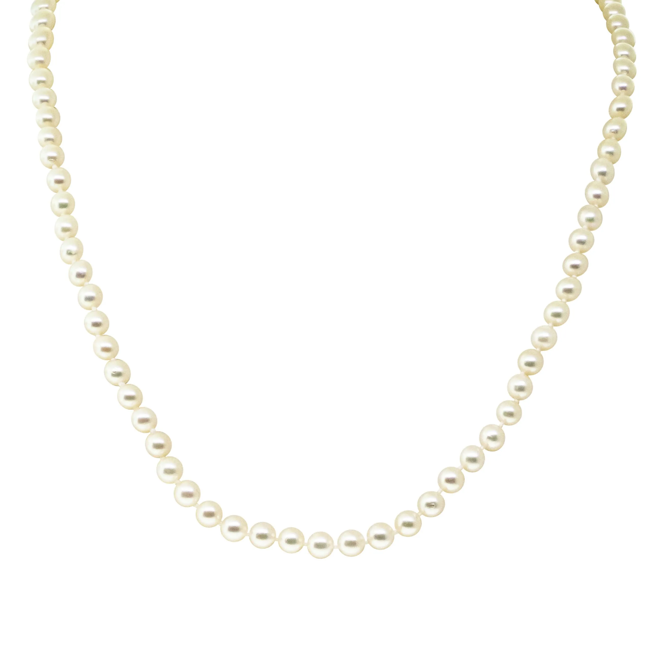 Deja Vu 14ct Yellow Gold Cultured Pearl Strand