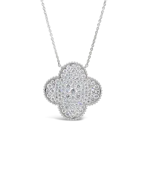Diamond Clover Pendant