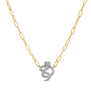 Diamond Cobra Pendant