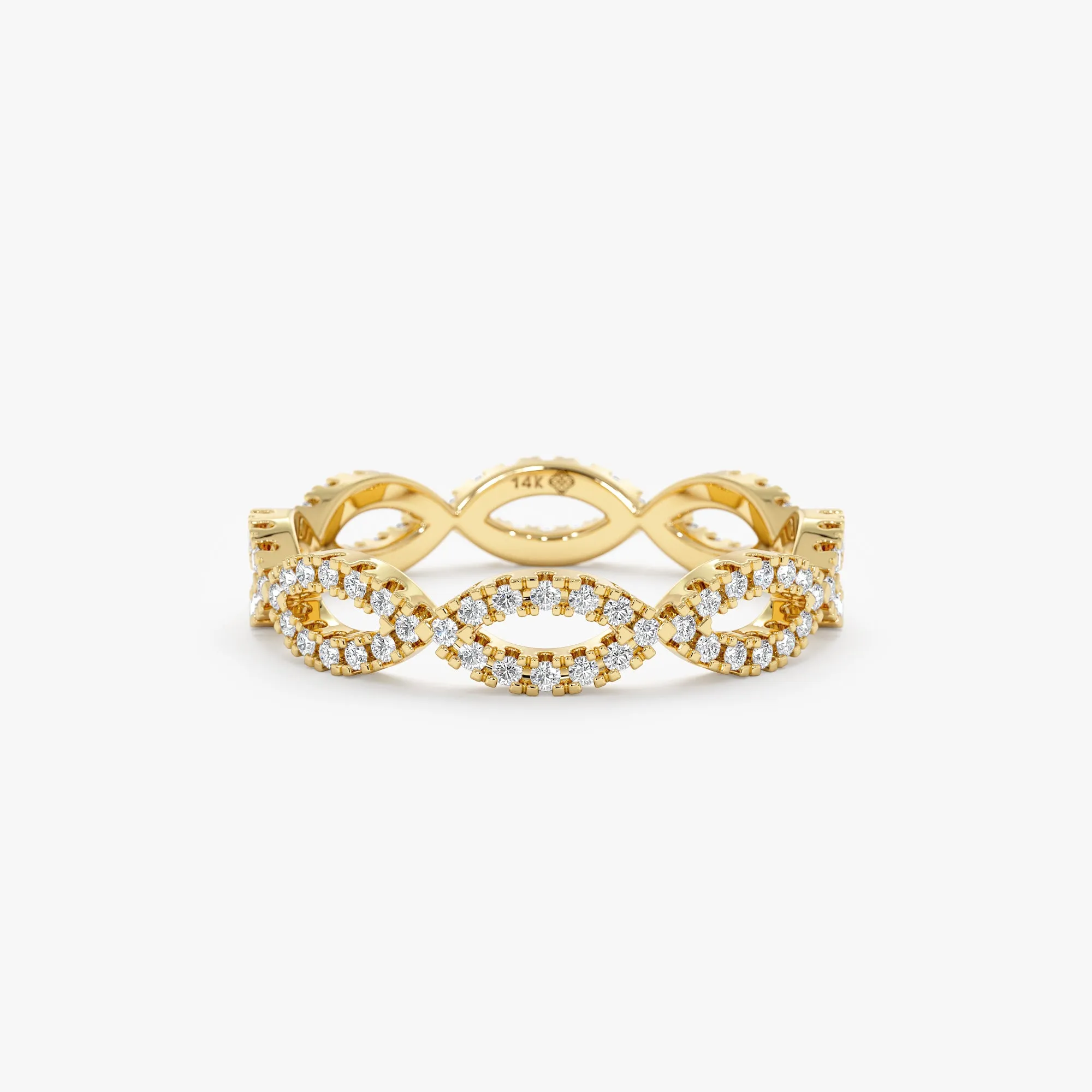 Diamond Infinity, Eternity Ring, Emma