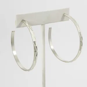 Diamond Peak Hoop Earrings