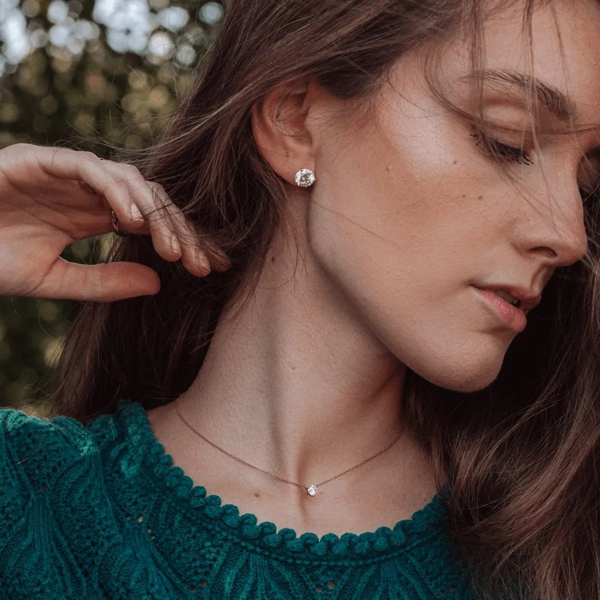 Diamond Stud Earrings