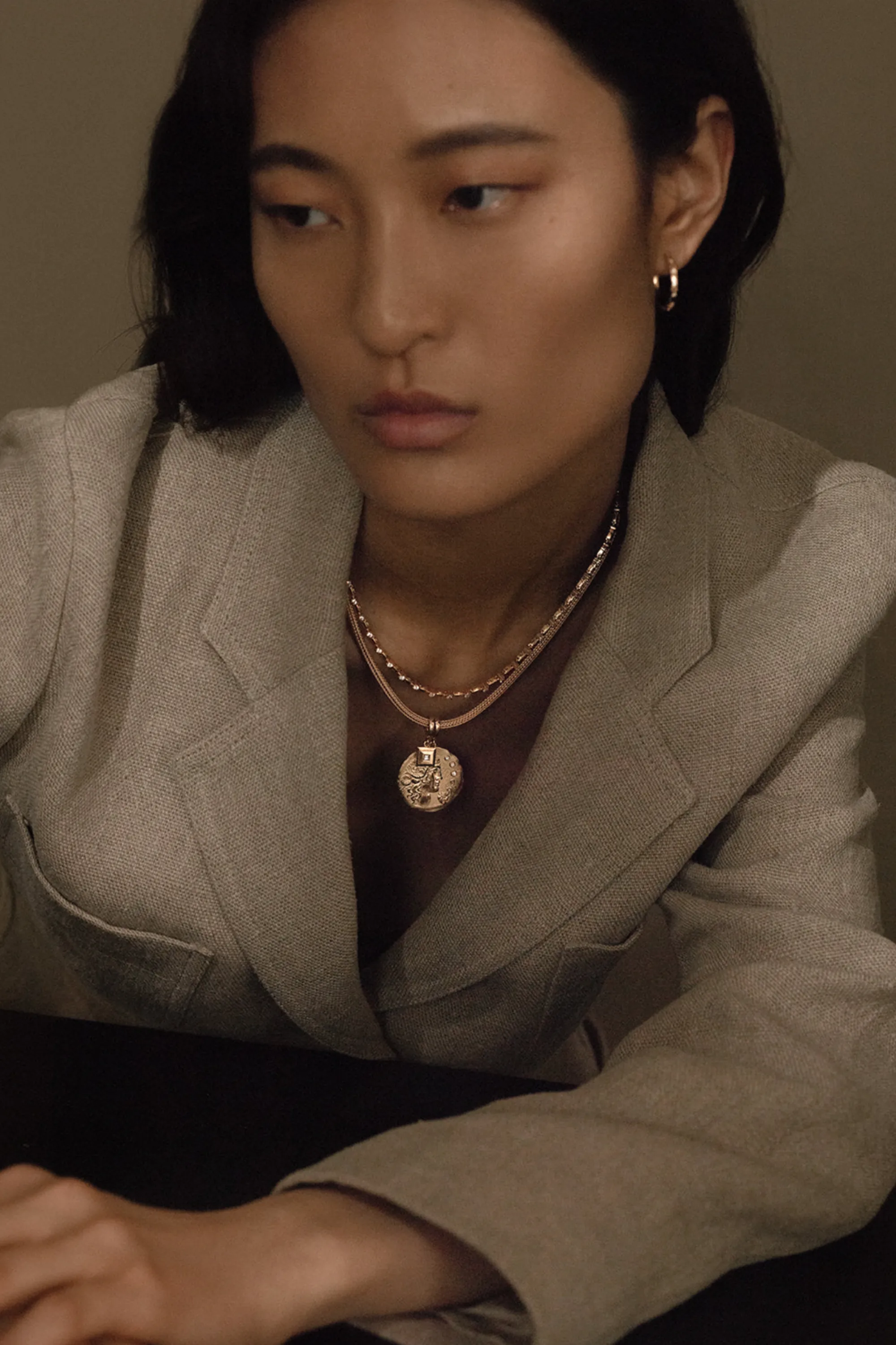 Divine Woven Chain, Yellow Gold