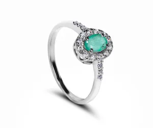 EMERALD STONE OF NATURE RING