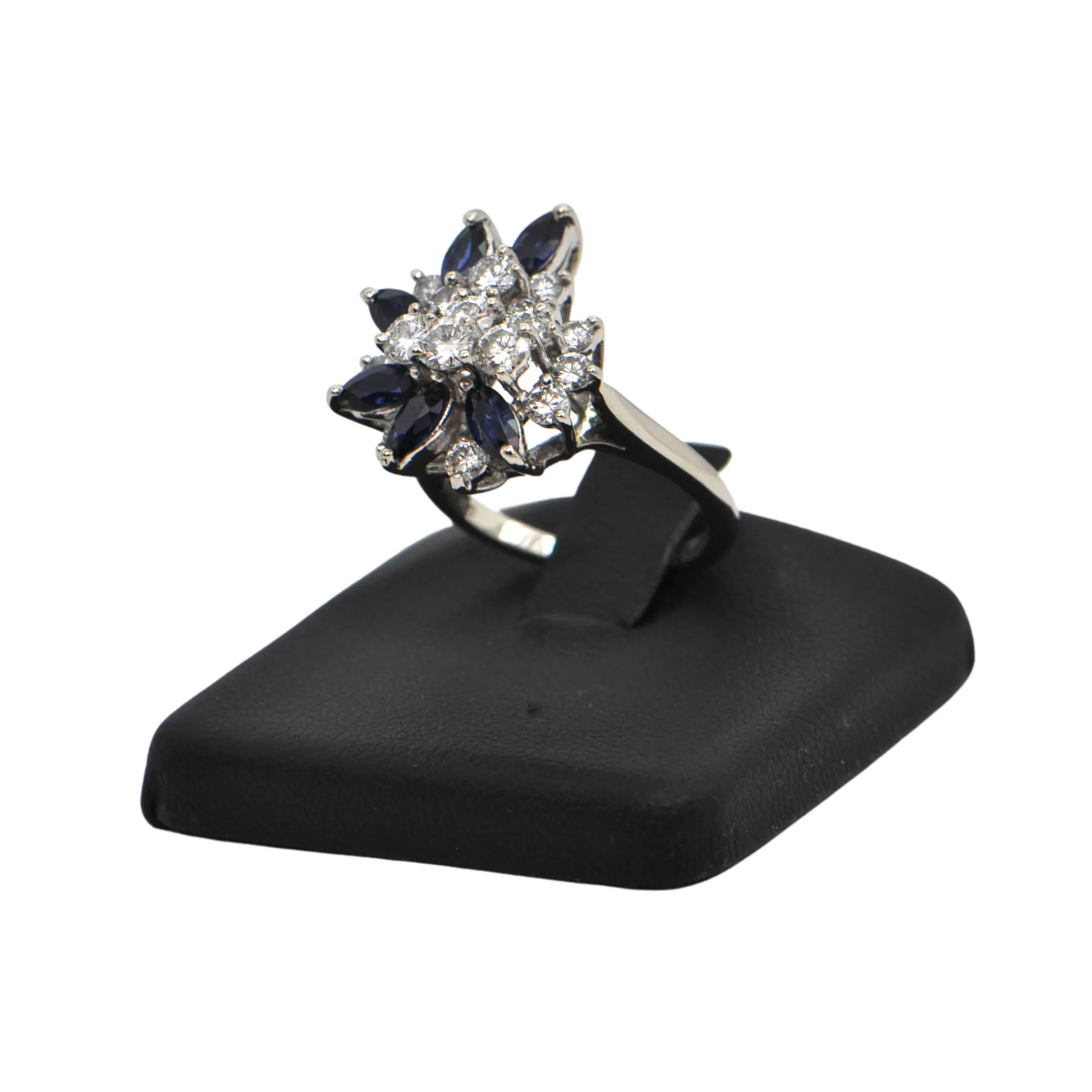 Estate Birks Sapphire and Diamond 14K Gold Ring