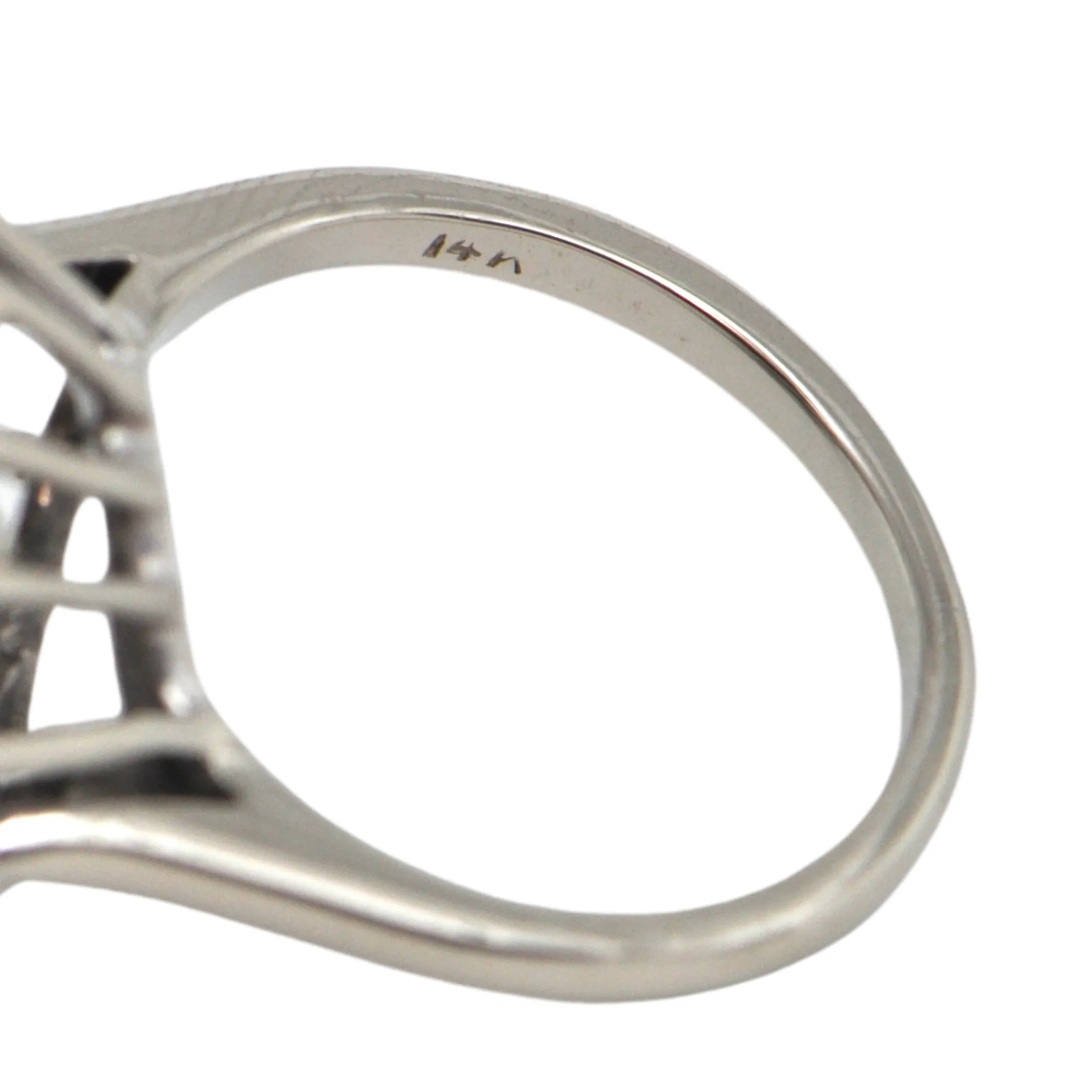 Estate Birks Sapphire and Diamond 14K Gold Ring