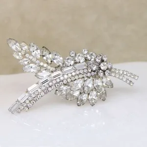 Exuberant Rhinestone Corsage Brooch by Juliana