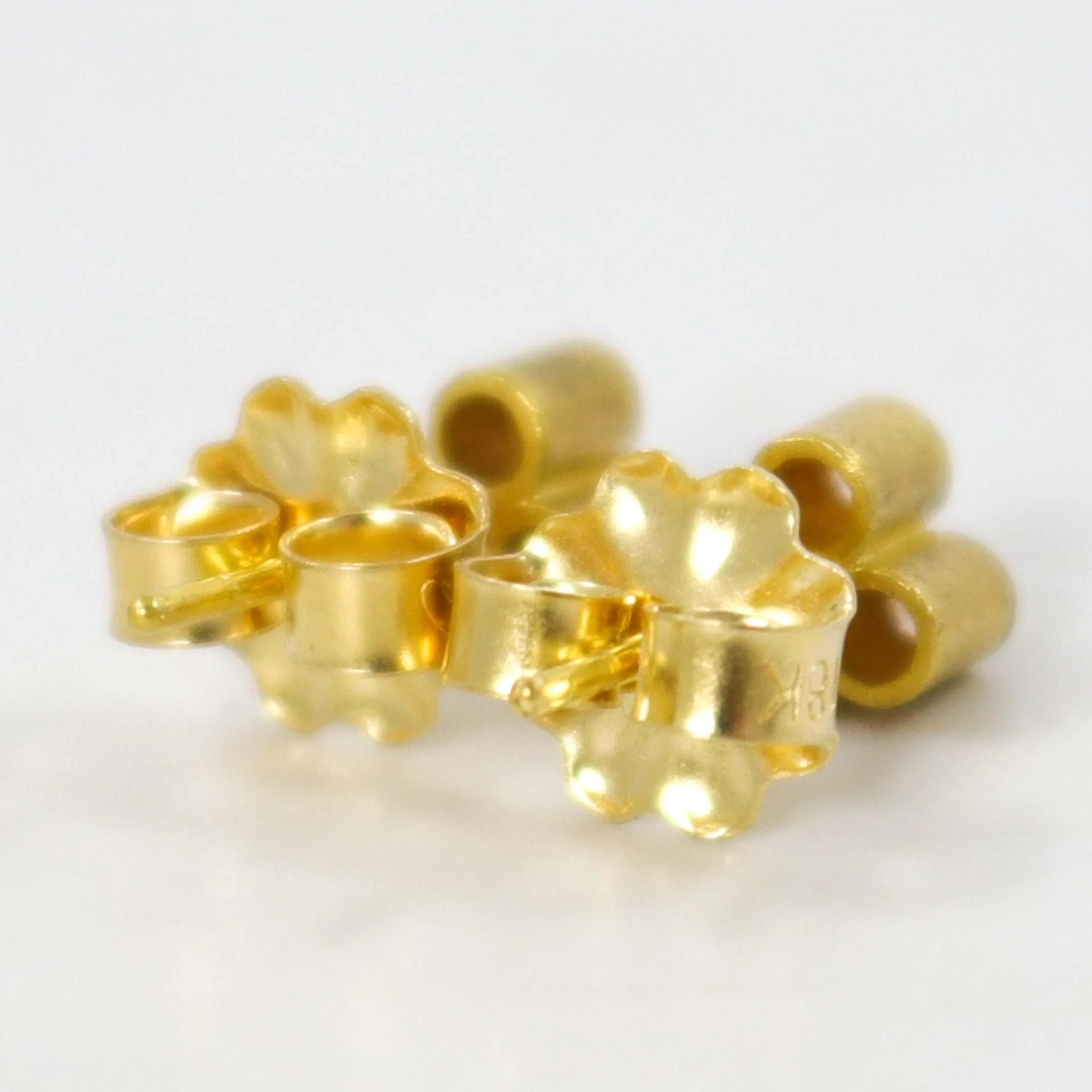 Gold and Diamond Earrings