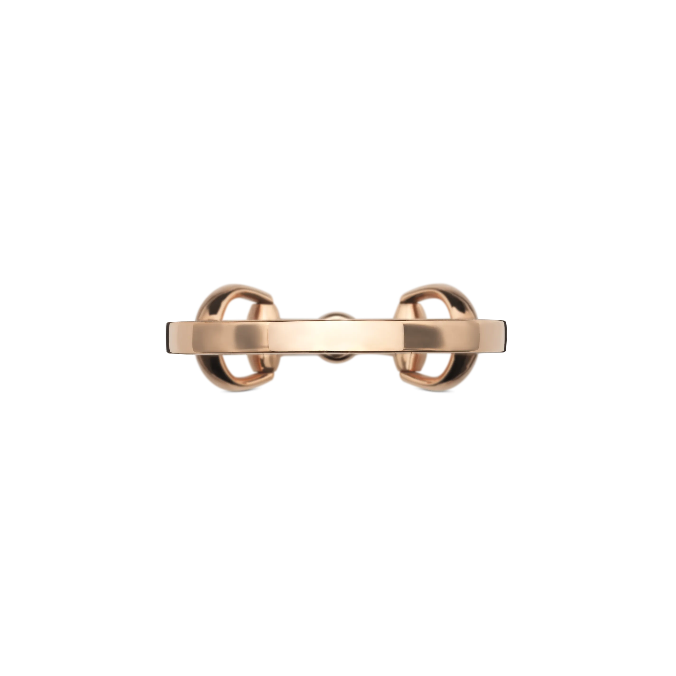 Gucci Horsebit 18ct Rose Gold 0.03ct Diamond Ring