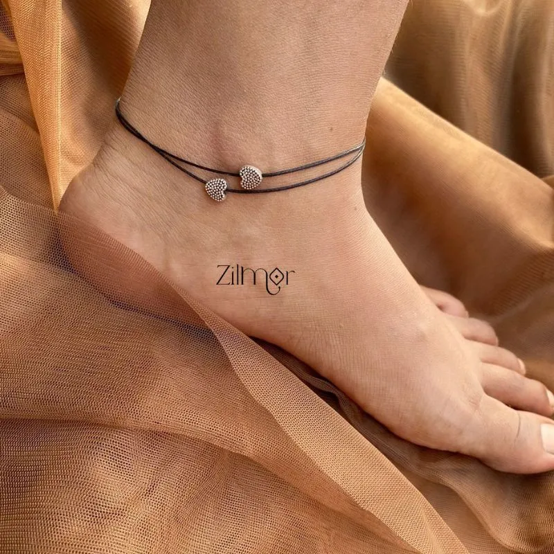 Heart Charm Minimal Anklet - KY100273