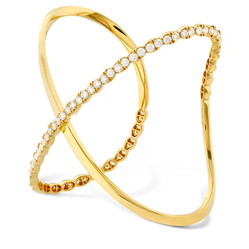 Hearts On Fire Lorelei Criss Cross Diamond Bracelet Cuff