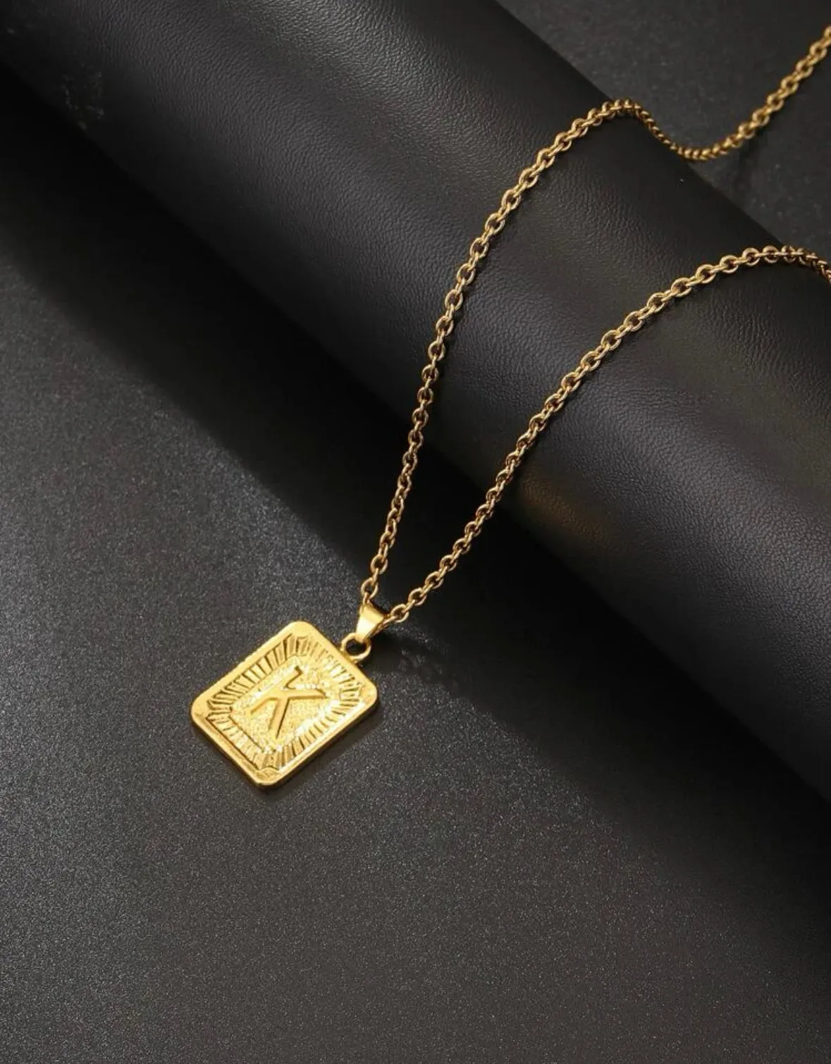 Initial Pendant Necklace