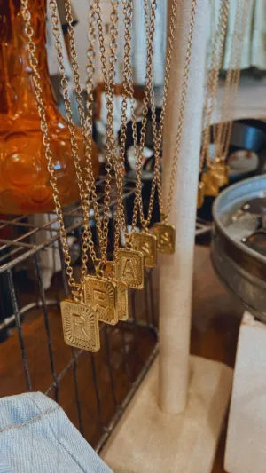 Initial Pendant Necklace