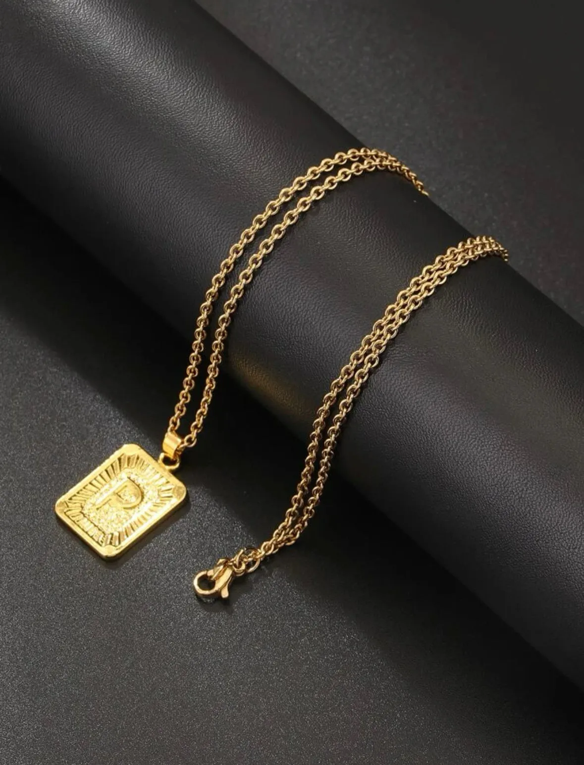Initial Pendant Necklace