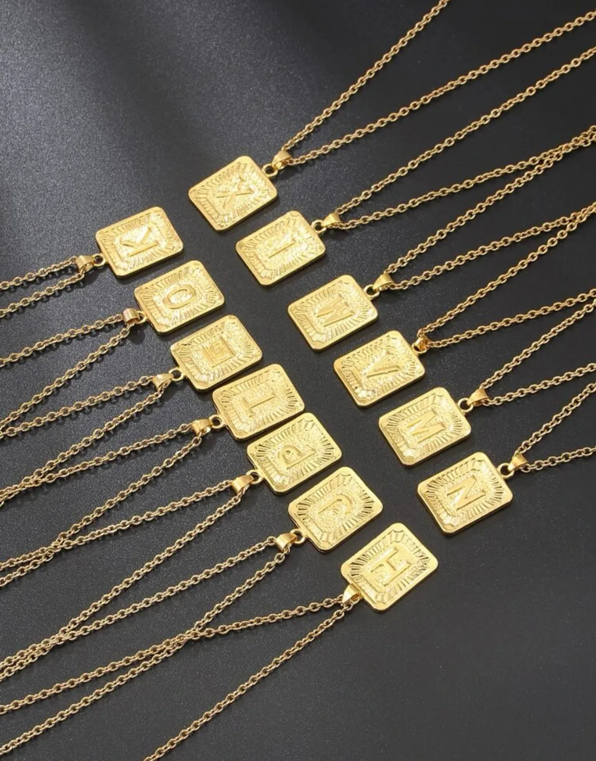Initial Pendant Necklace