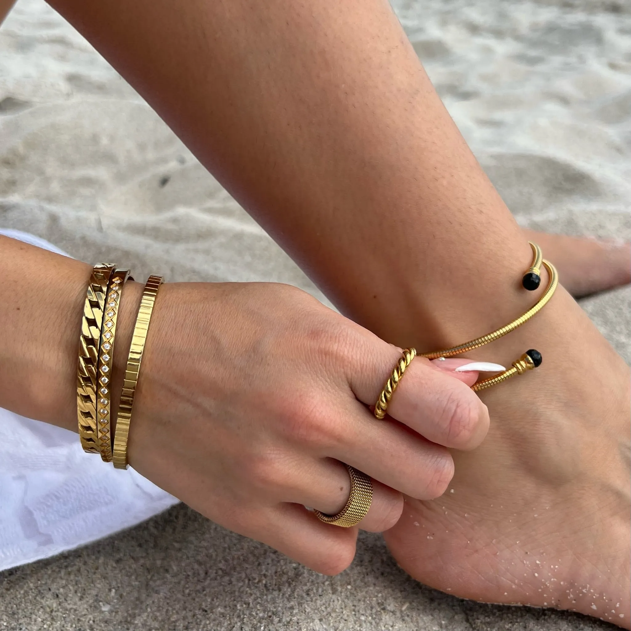 Jamelia Coil Wrap Bracelet