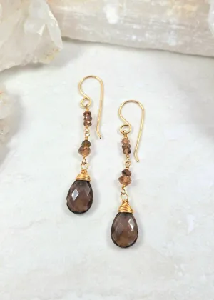 James   Jezebelle | Andalucite   Honey Quartz Drops