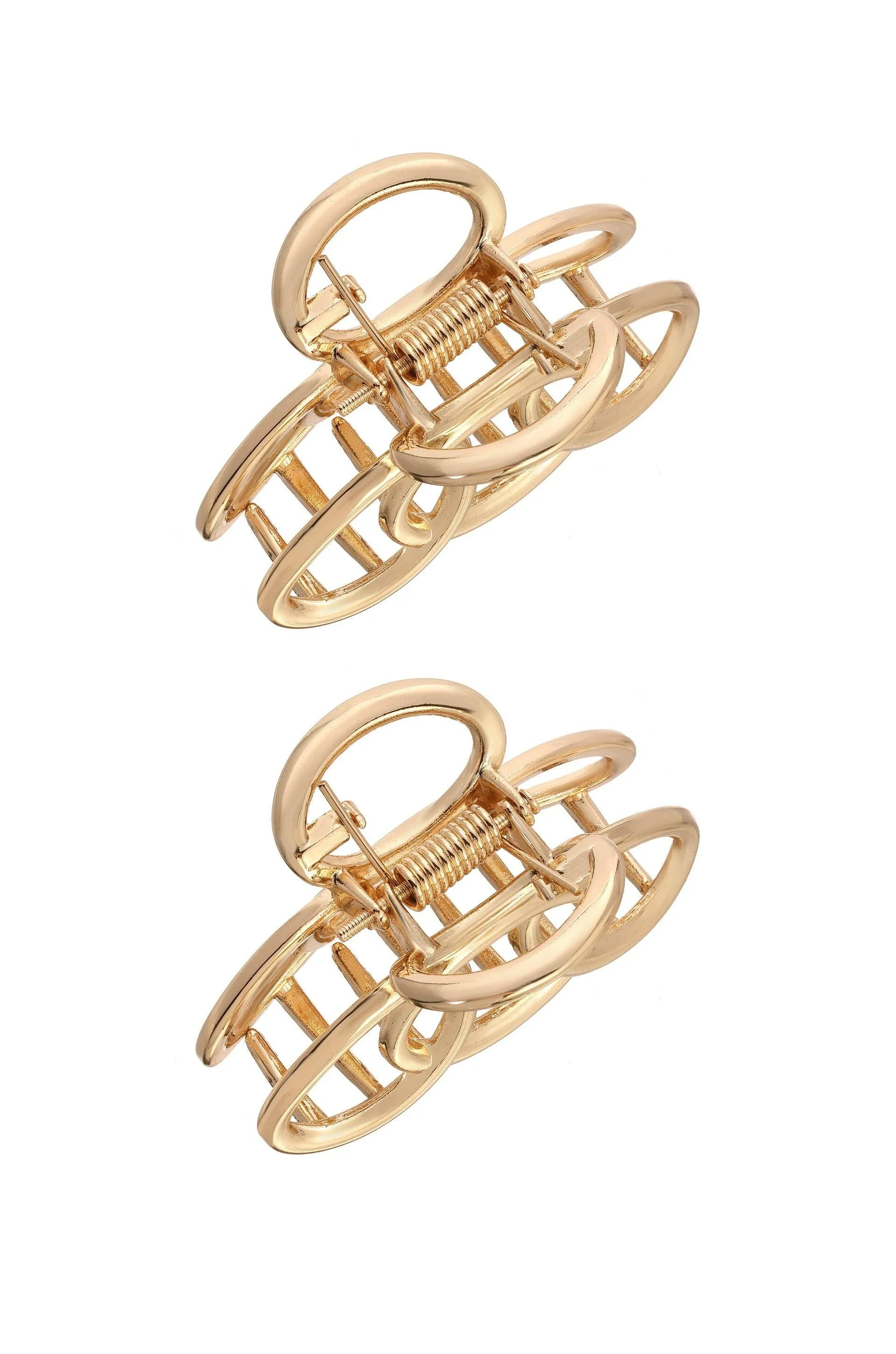 Keep It Simple Gold Hair Clip