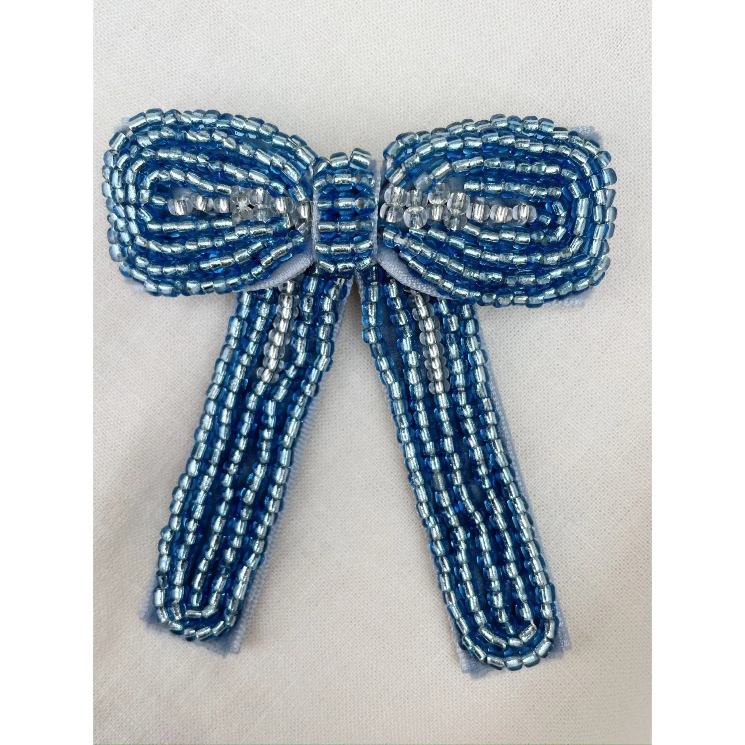 Konges Sl?jd Ashley Blue Celebration Pearl Bow Hair Clip