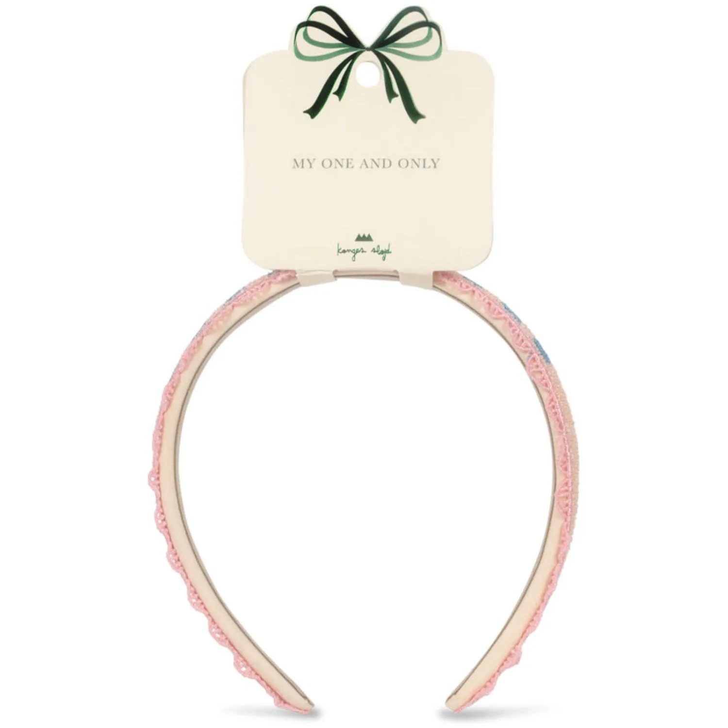 Konges Sl?jd Buttercream Heart Embroidery Hairbrace