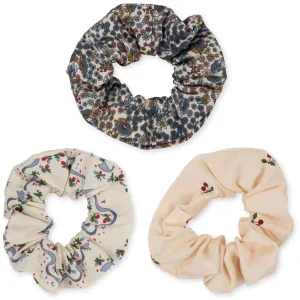 Konges Sljd Konges Sljd Scrunchie Small 3-pak Esther/Cherry/Vivi Fleur