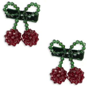 Konges Sl?jd Red/Glitter 2 Pack Cherry Hair Clip