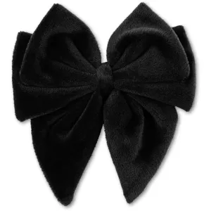 Konges Sljd Velvet Bowtie Hair Clip Black