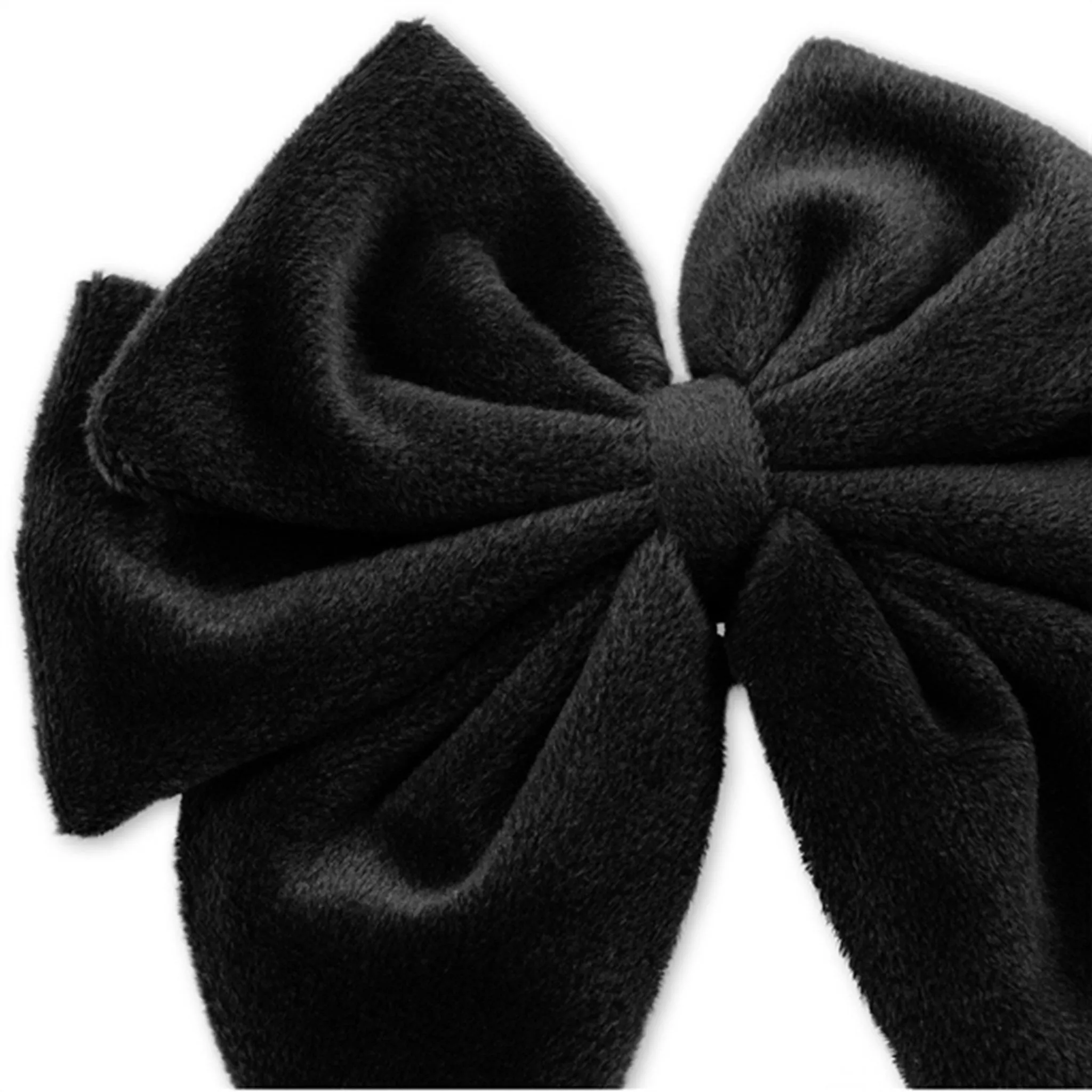 Konges Sljd Velvet Bowtie Hair Clip Black