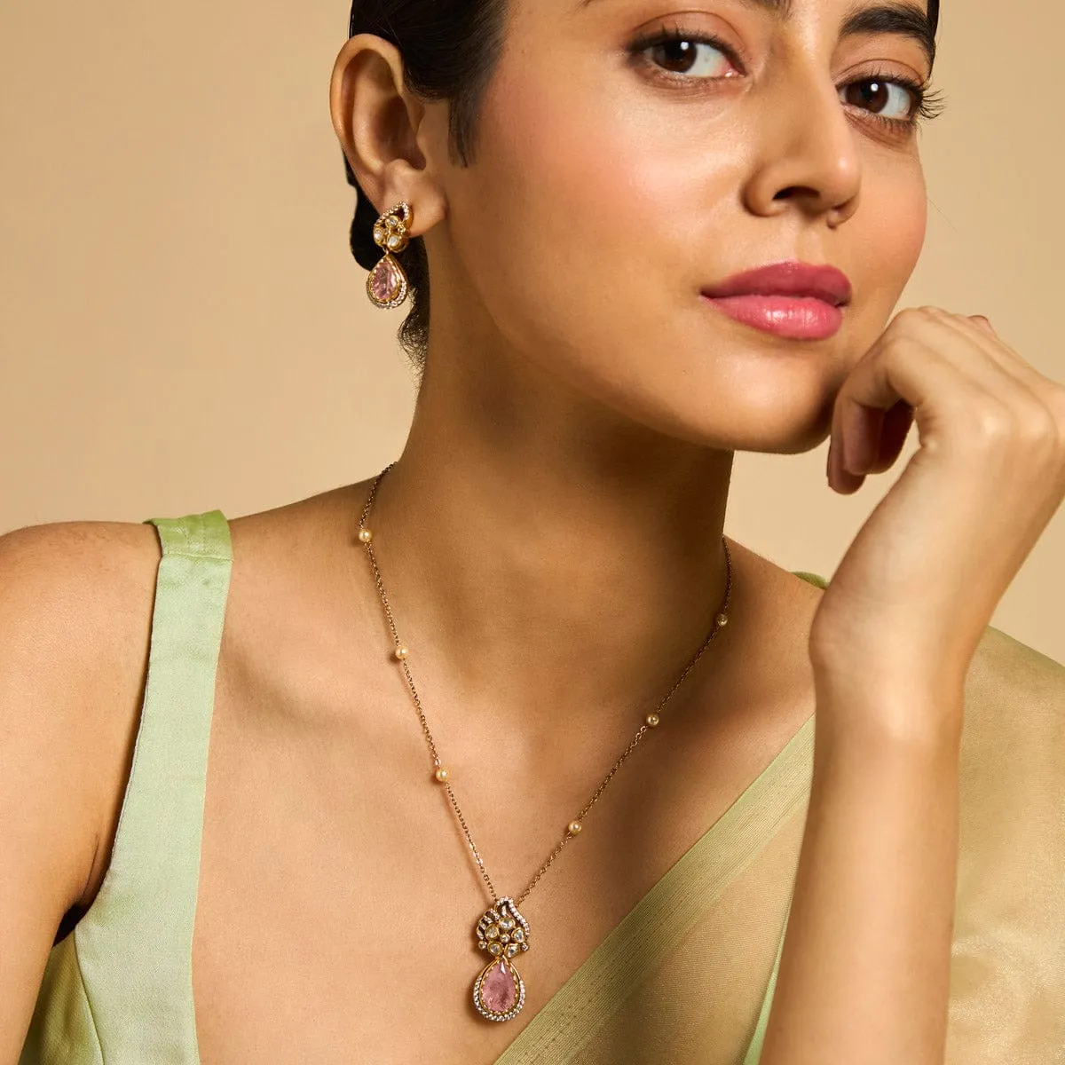 Kundan Necklace 173023