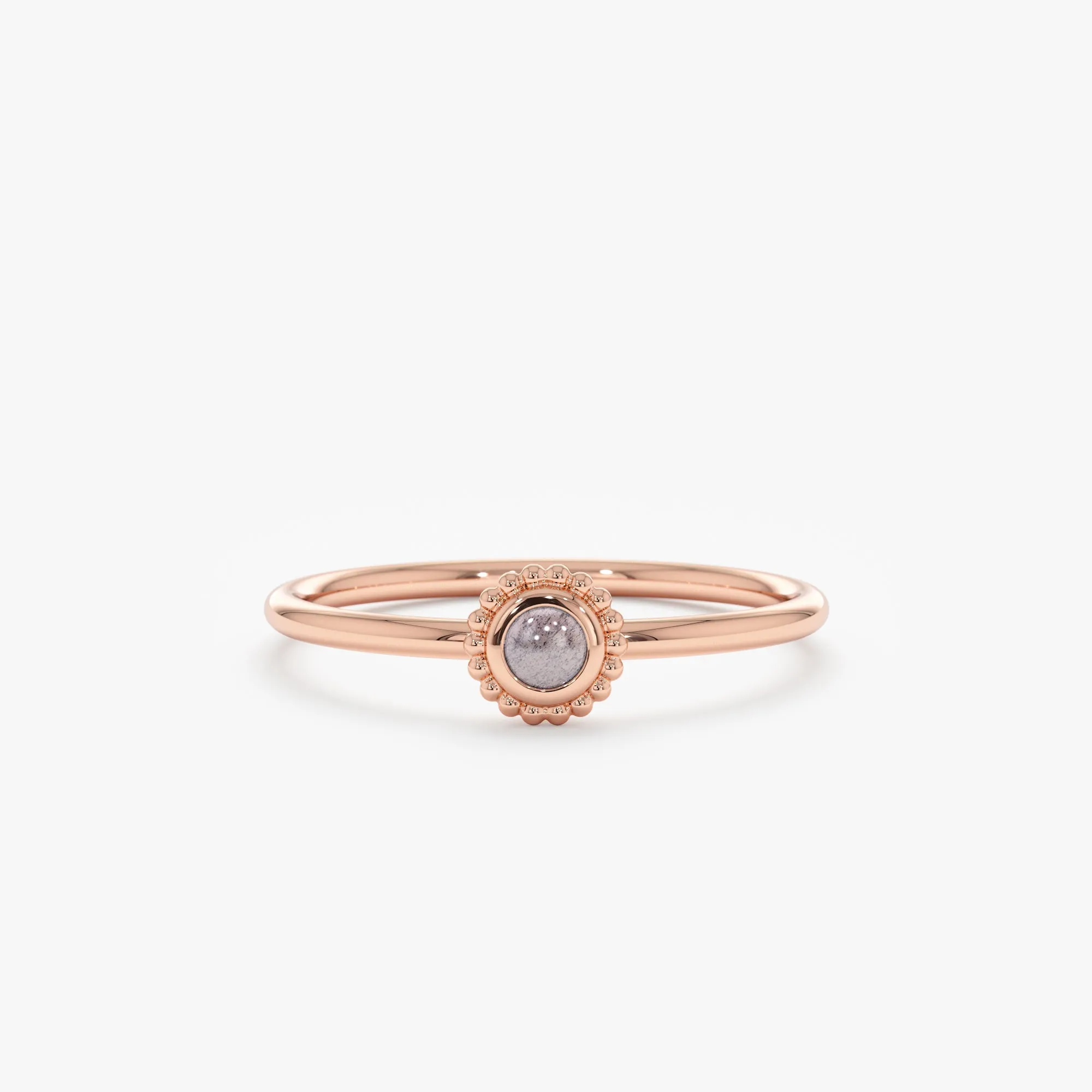 Labradorite Art Deco Ring, Winnie