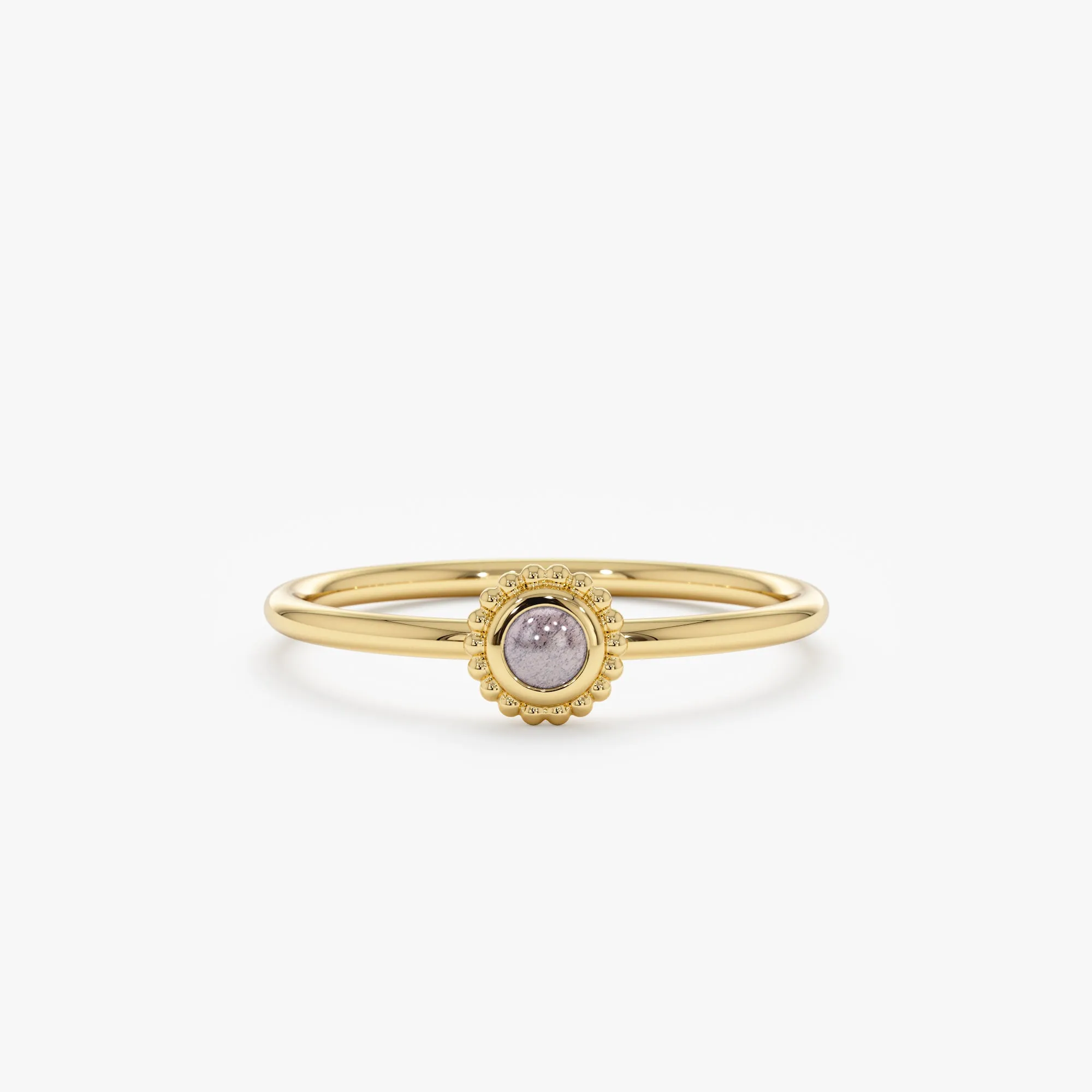 Labradorite Art Deco Ring, Winnie