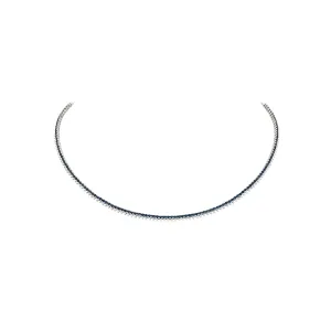Lorena Blue Sapphire Tennis Necklace